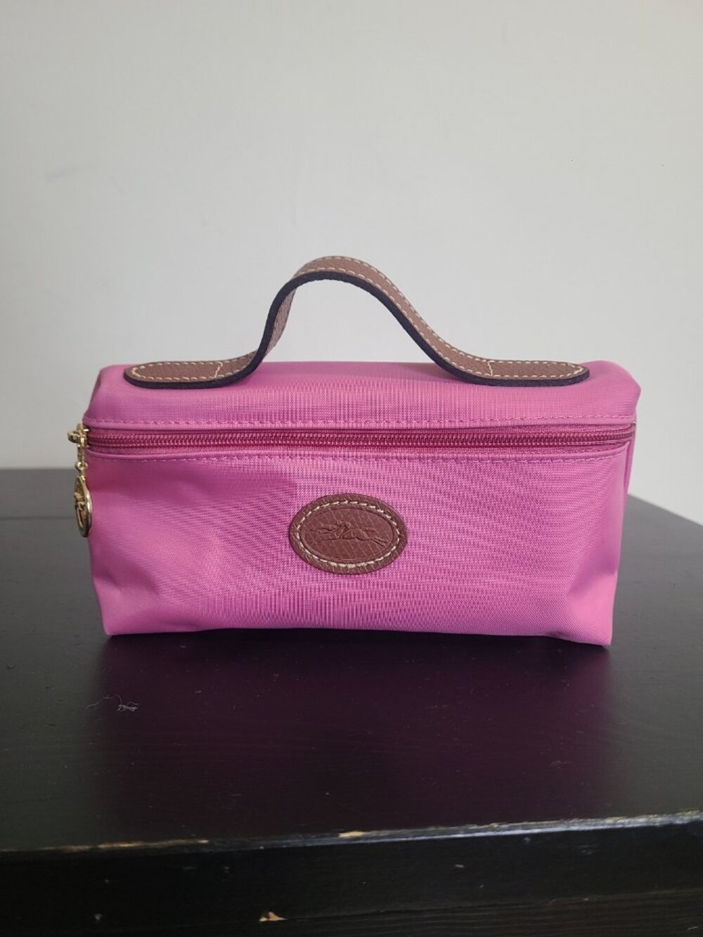 Longchamp Le Pliage Cosmetic Bag Pink Nylon